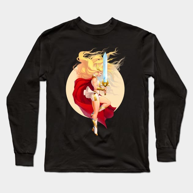 The Princess of the Power Long Sleeve T-Shirt by SoniaMatas